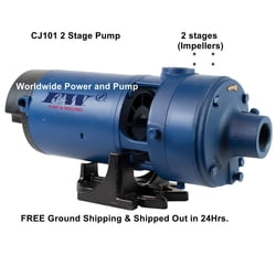 CJ101P151 1PH 1-1/2HP 2 Stage Composite Impeller Centrifugal Pump