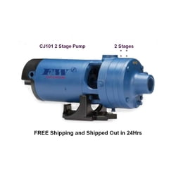 Flint and Walling CJ101P203 3PH 2HP 2 Stage Composite Impeller Centrifugal Pump