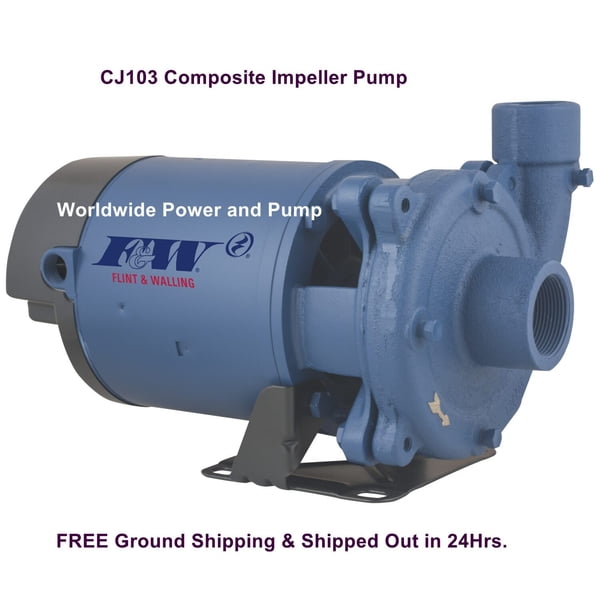 CJ103P101 1PH 1HP Composite Impeller Centrifugal Pump