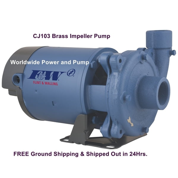 CJ103201 1PH 2HP Centrifugal Brass Impeller Pump