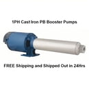 Flint and Walling Selection of 1 PH Cast Iron PB Booster Pumps