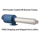 Flint and Walling Selection of 1 PH Powder Coated PB Booster Pumps