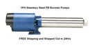 Flint and Walling Selection of 1 PH Stainless Steel PB Booster Pumps