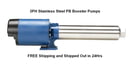 Flint and Walling Selection of 3 PH Stainless Steel PB Booster Pumps
