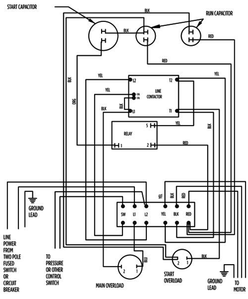 Franklin Electric 5hp 230v Deluxe Control Box