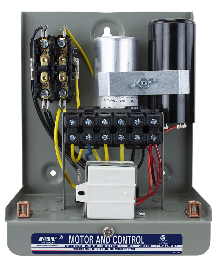 Flint and Walling 2HP Deluxe Control Box | F&W Control Box